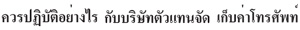 In Thai - Collection Agencies